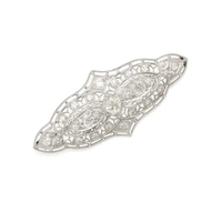 PLATINUM AND DIAMOND BROOCH, CIRCA 1930