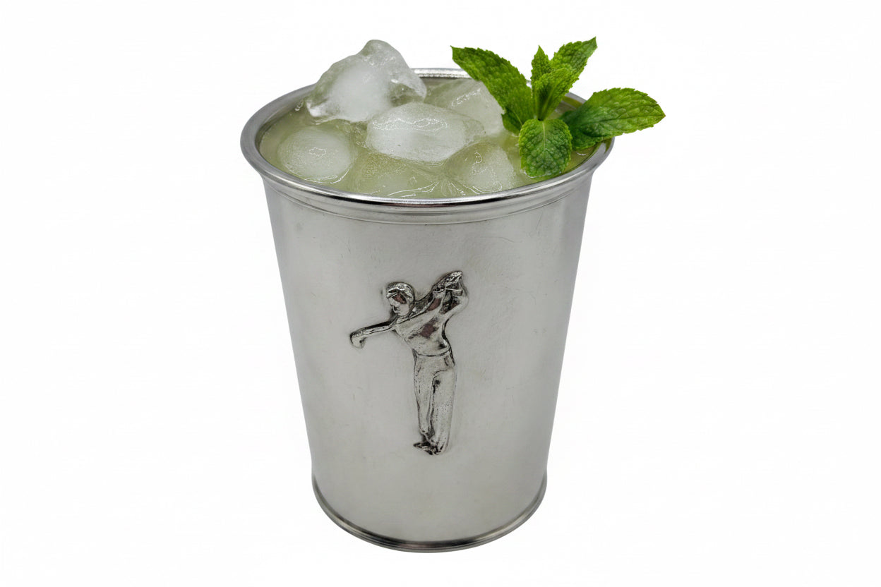 Sterling Silver Mint Julep by Web with Golfer