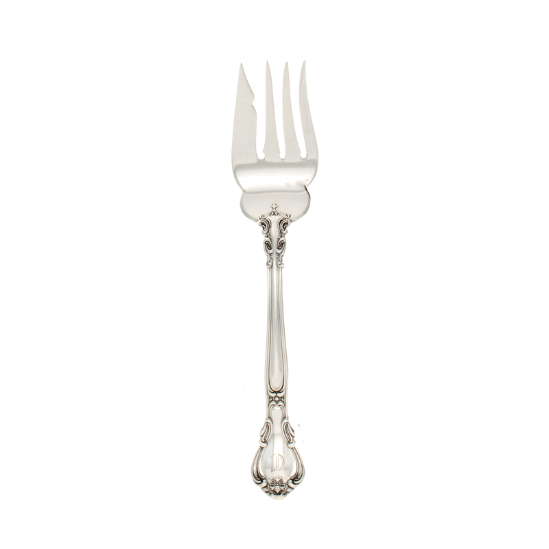 Chantilly Sterling Silver Cold Meat Fork Old Sty