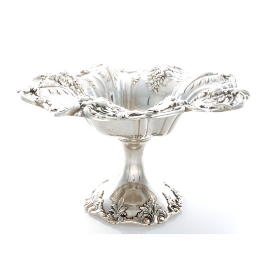 Francis I Sterling Silver Compote 4 1/2”x 8”