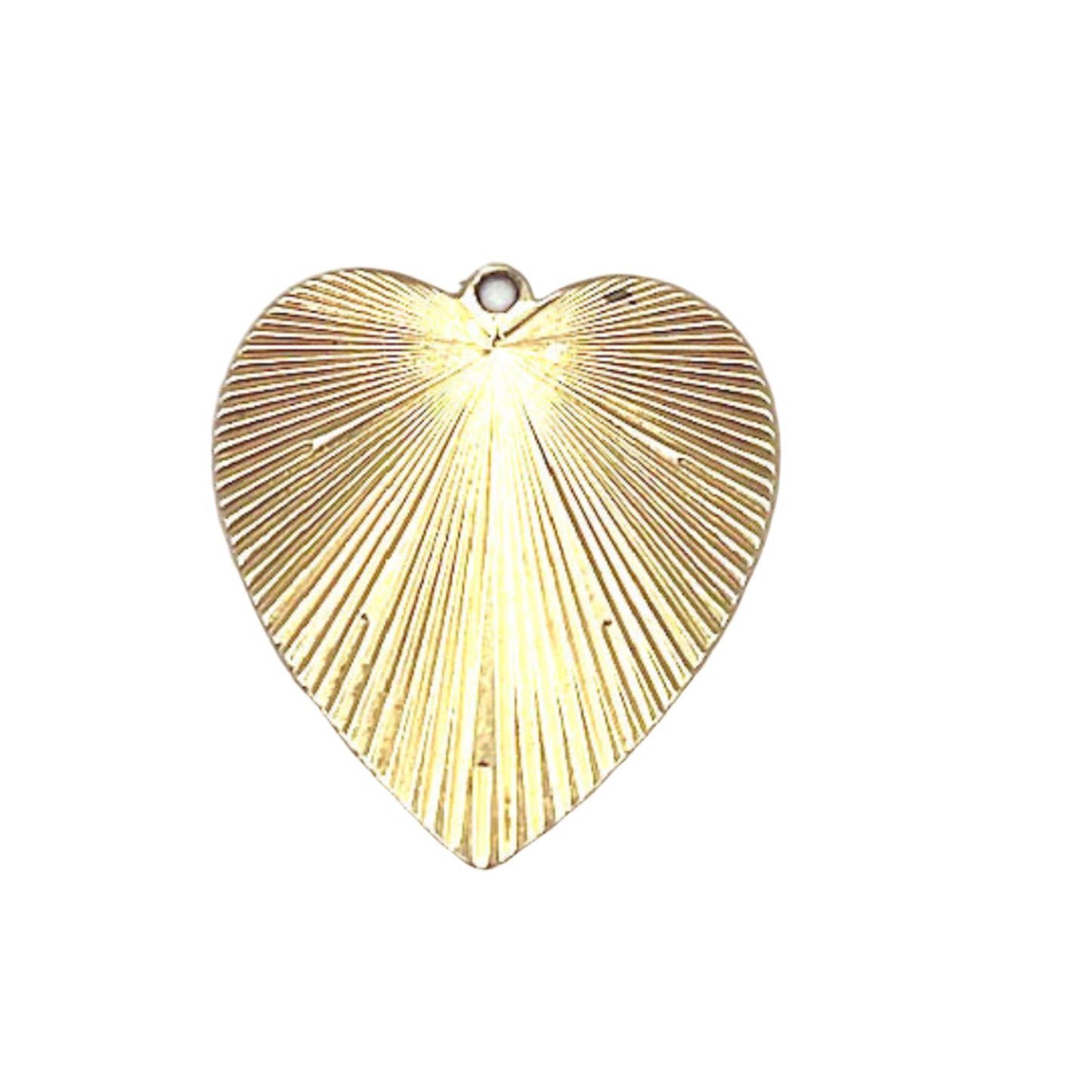 14 Kt. Gold Heart Charm Rays