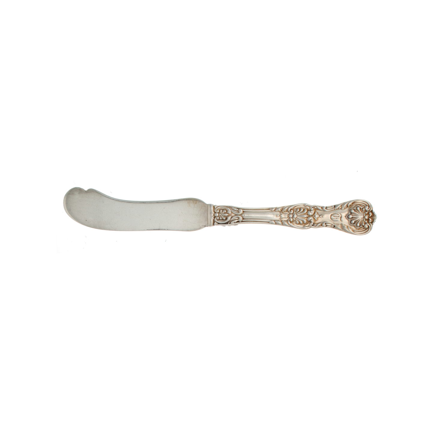 King George Sterling Silver All Silver Spreader