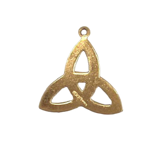 10 kt Gold Charm Trinity Knot Celtic Symbol