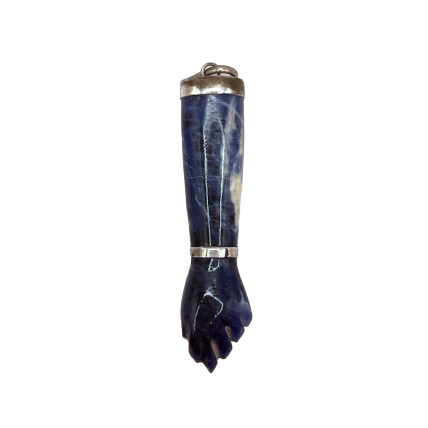 Silver Figa Charm Sodalite 2”