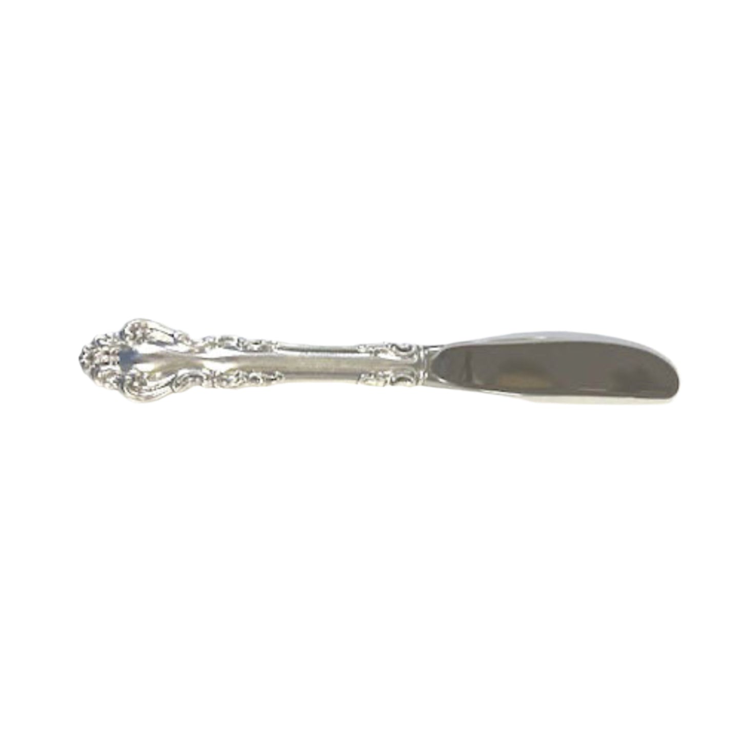 Spanish Baroque Sterling Silver Hollow Handle Spreader