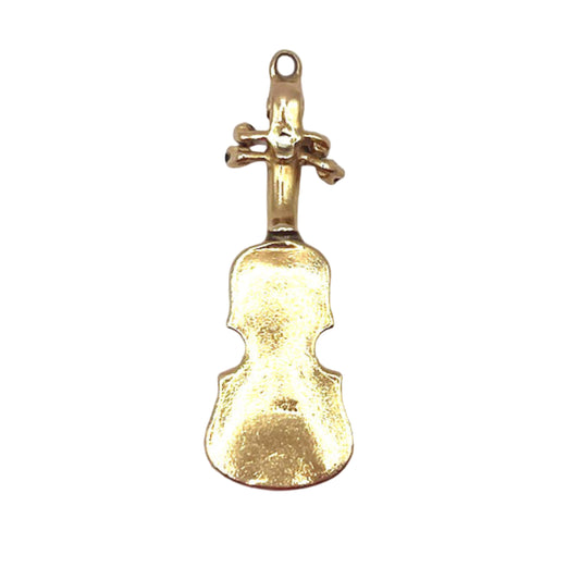 14Kt Gold Charm Violin