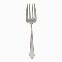 William & Mary Sterling Silver Cold Meat Fork