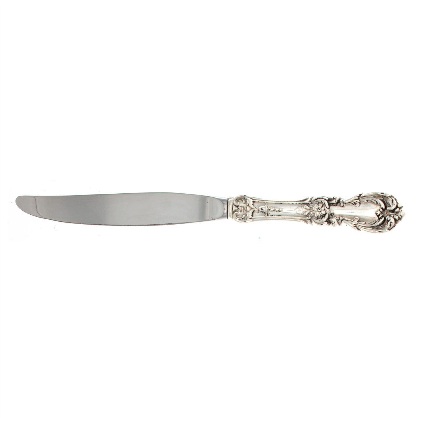 Burgundy Dinner Size Knife Modern Blade