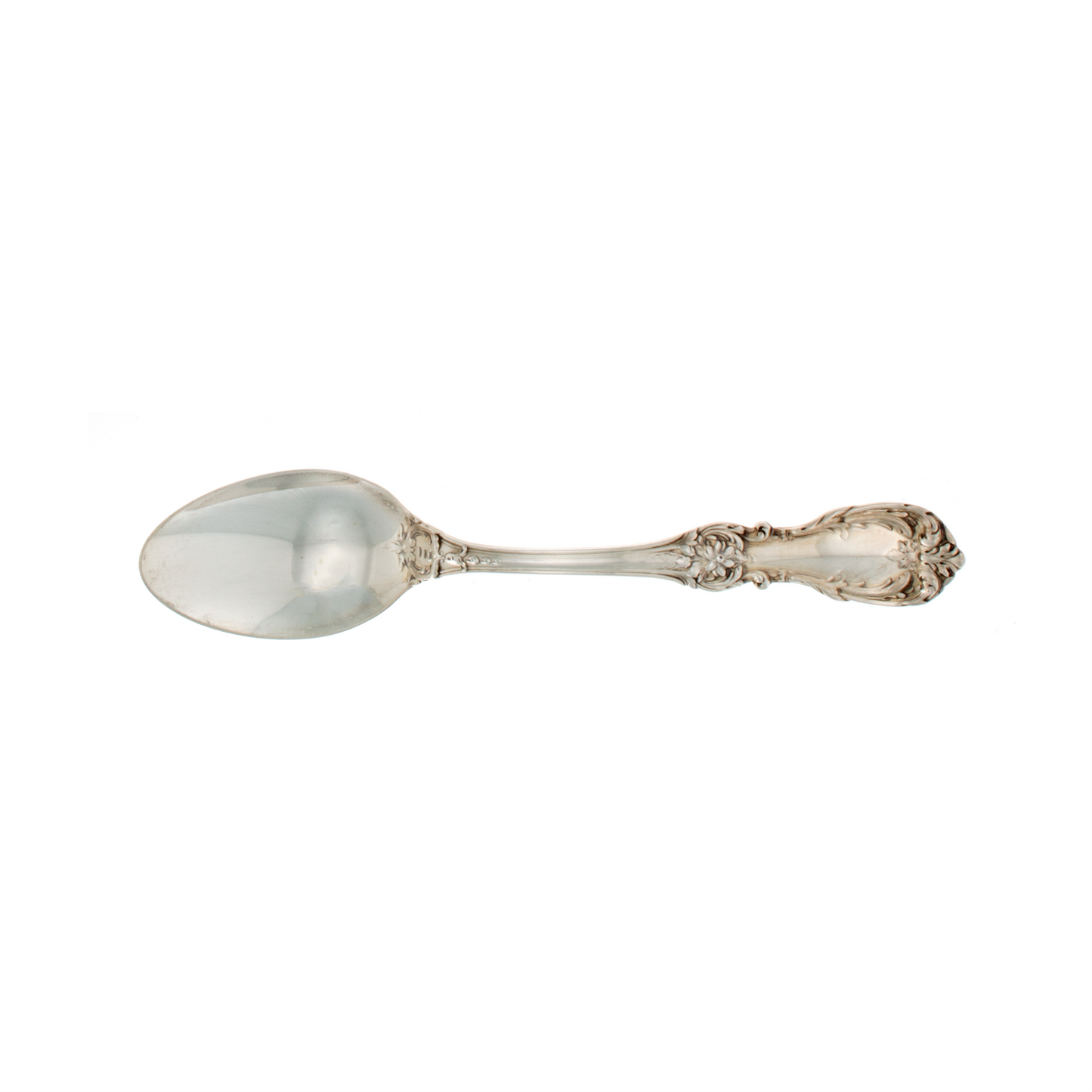 Burgundy Sterling Silver Oval Soup Old Style