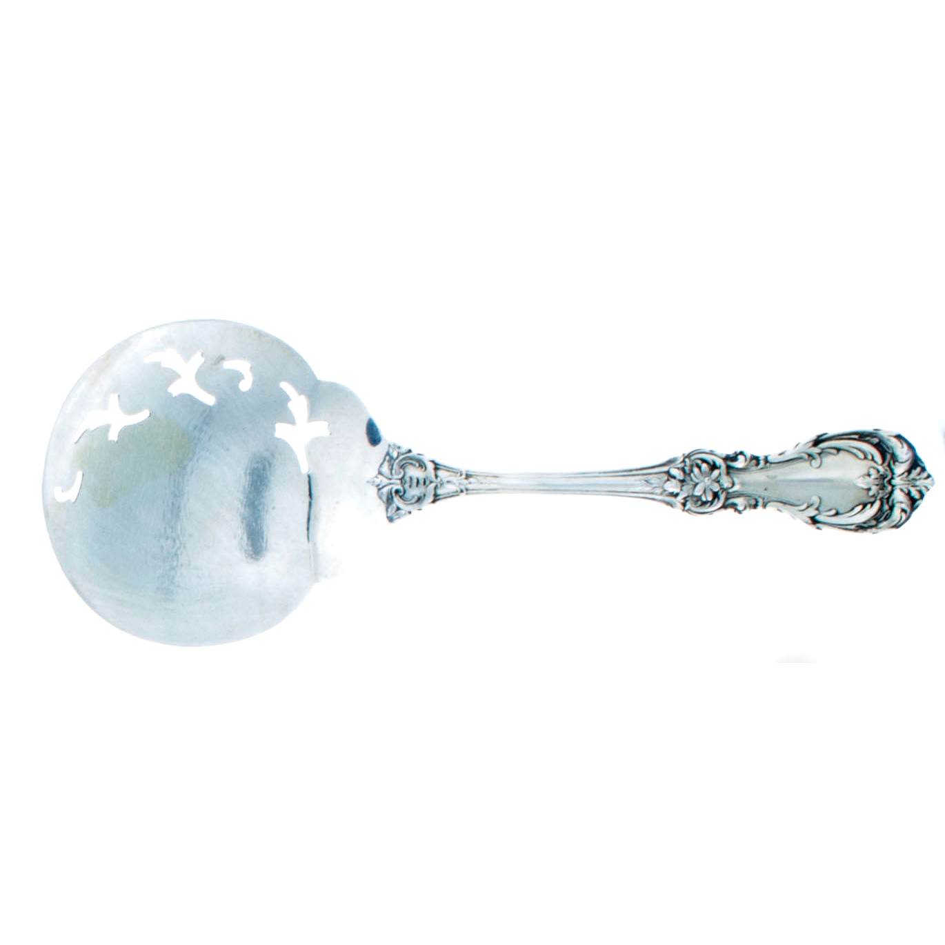 Burgundy Sterling Silver Tomato Server