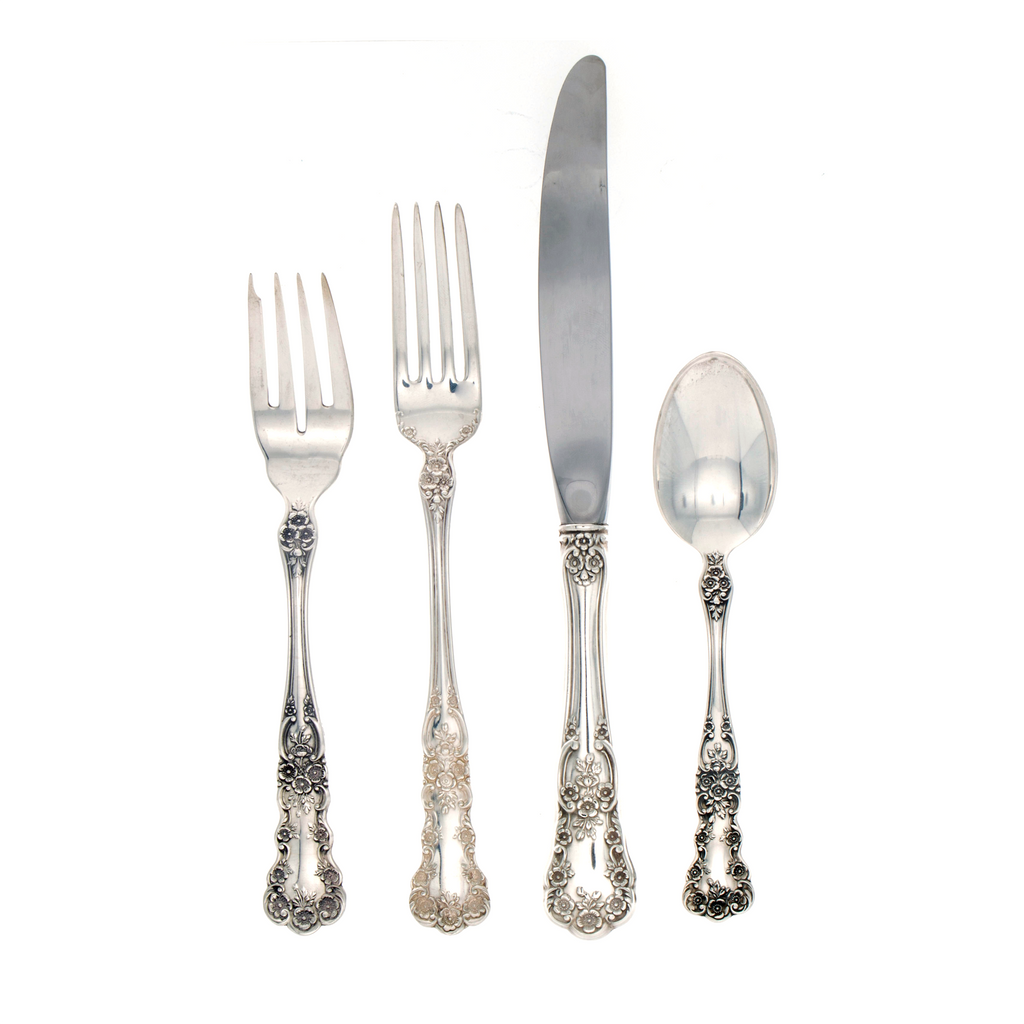 Buttercup Sterling Silver 4 Piece Place Size Setting with Modern