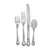 Chantilly Sterling Silver 4 Piece Place Size Setting with Modern Blade Knife