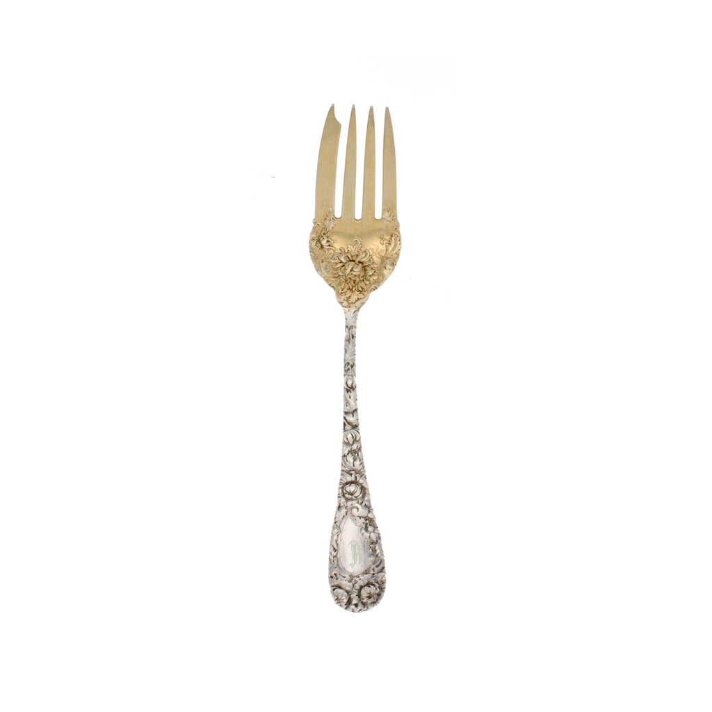 Durgin Chrysanthemum Sterling Silver Salad Fork – Louise Doggett