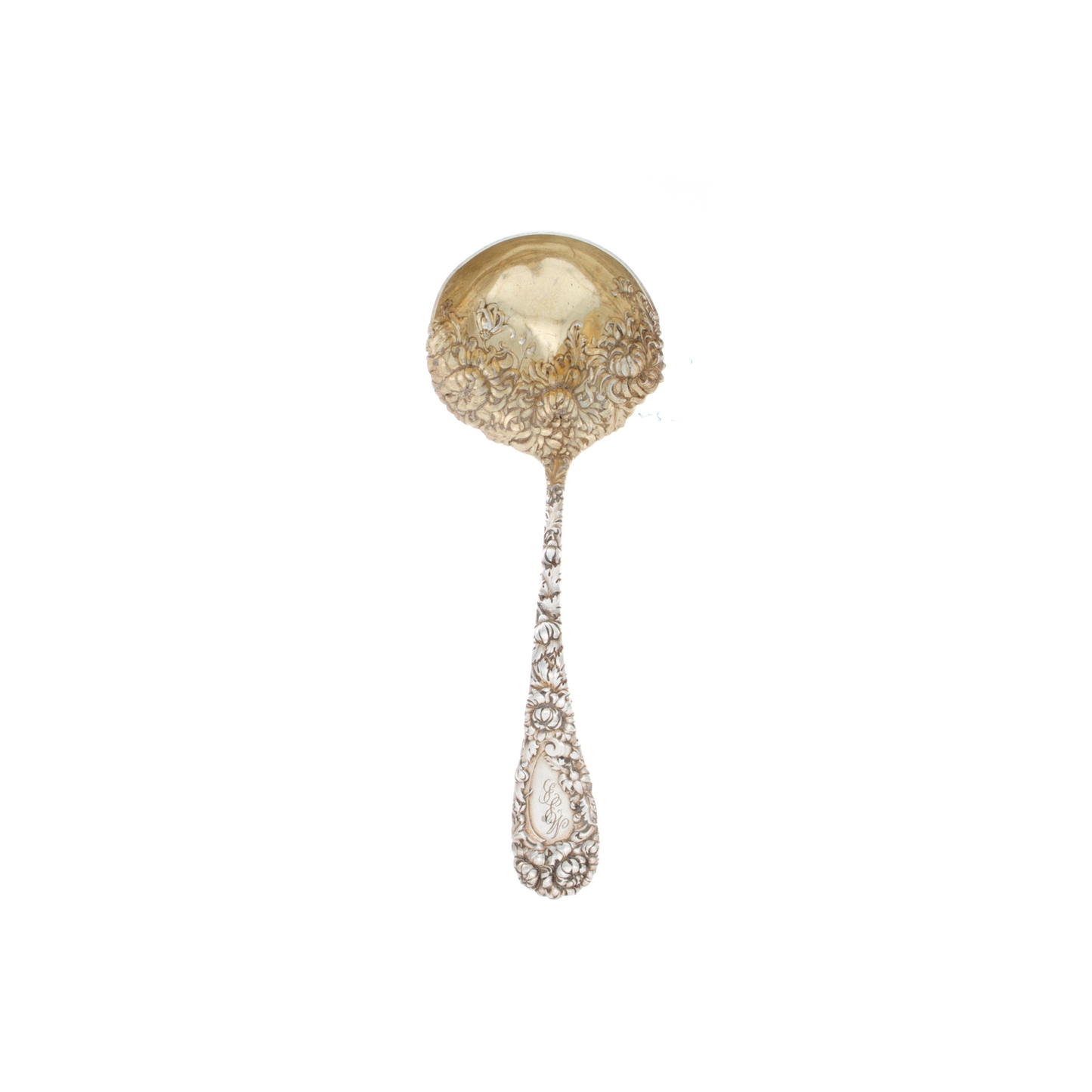 Durgin Chrysanthemum Sterling Sauce Ladle