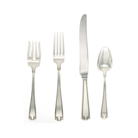 Etruscan Sterling Silver 4 Piece Place Setting