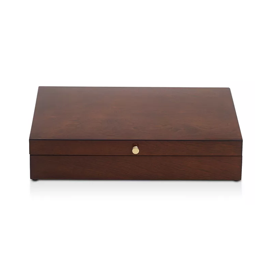 Eureka Flat Mahogany Brown Sterling Silver Chest