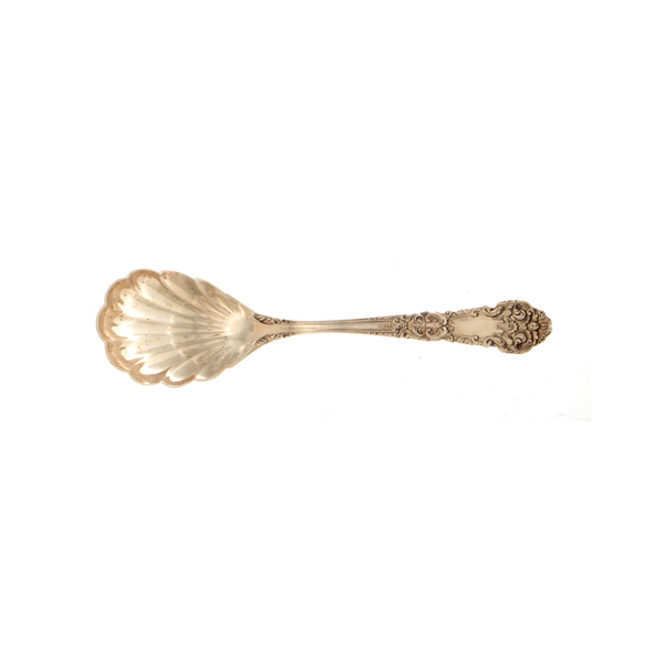 French Renaissance Sterling Silver Sugar Shell Spoon