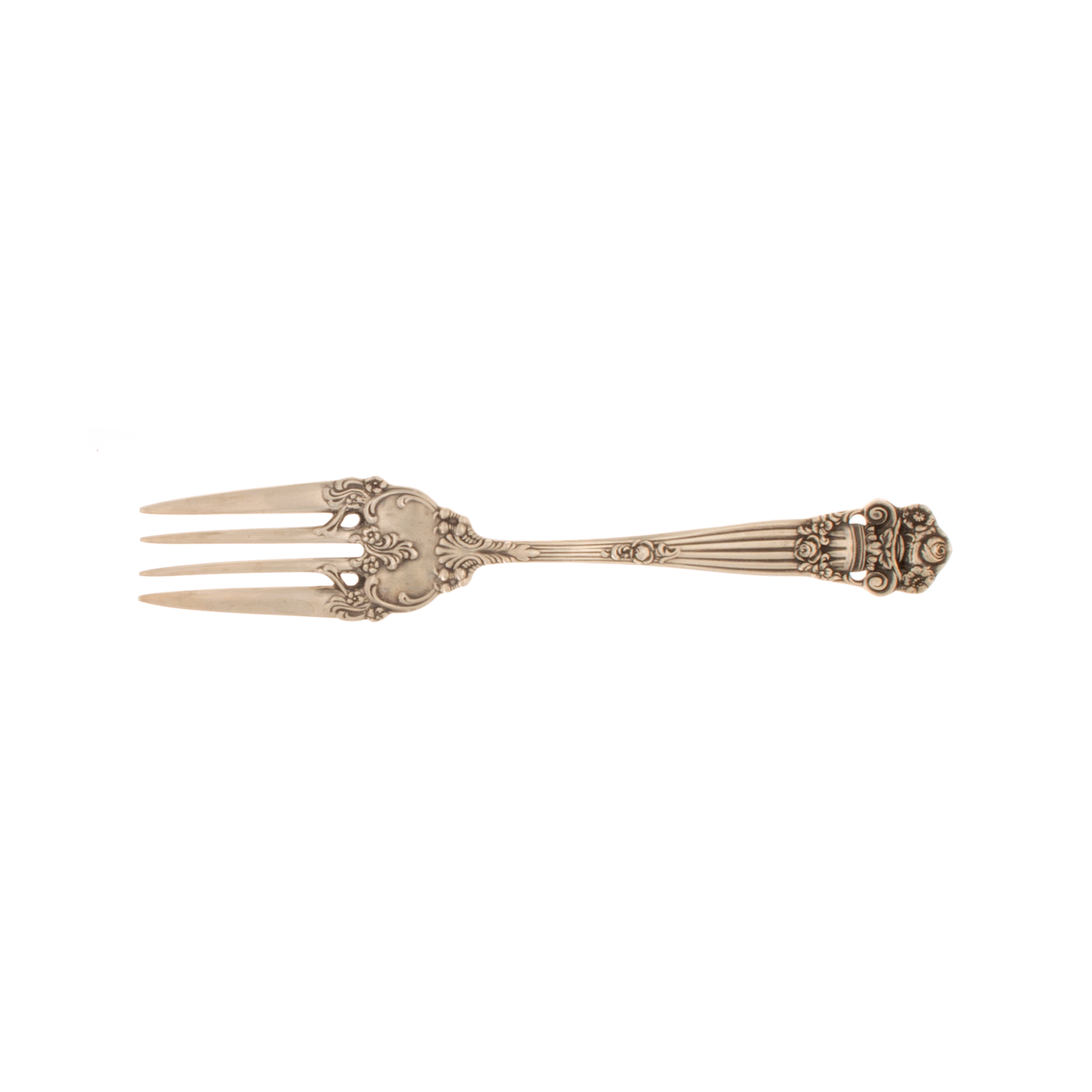 Georgian Sterling Silver Salad Fork
