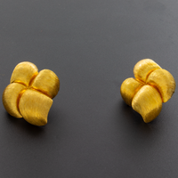 Henry Dunay 18k Yellow Gold "Sabi Collection" Earrings