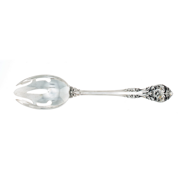 King Edward Sterling Silver Slotted Tablespoon