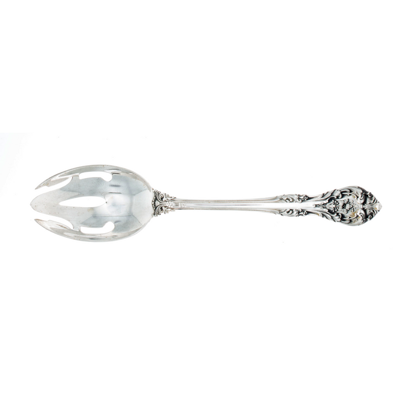 King Edward Sterling Silver Slotted Tablespoon
