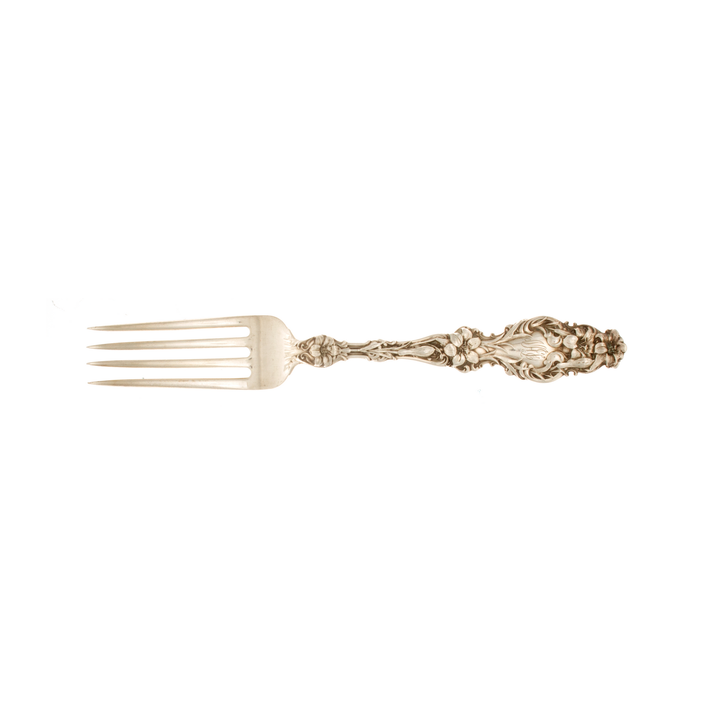 Lily Sterling Silver Luncheon Size Fork Whiting