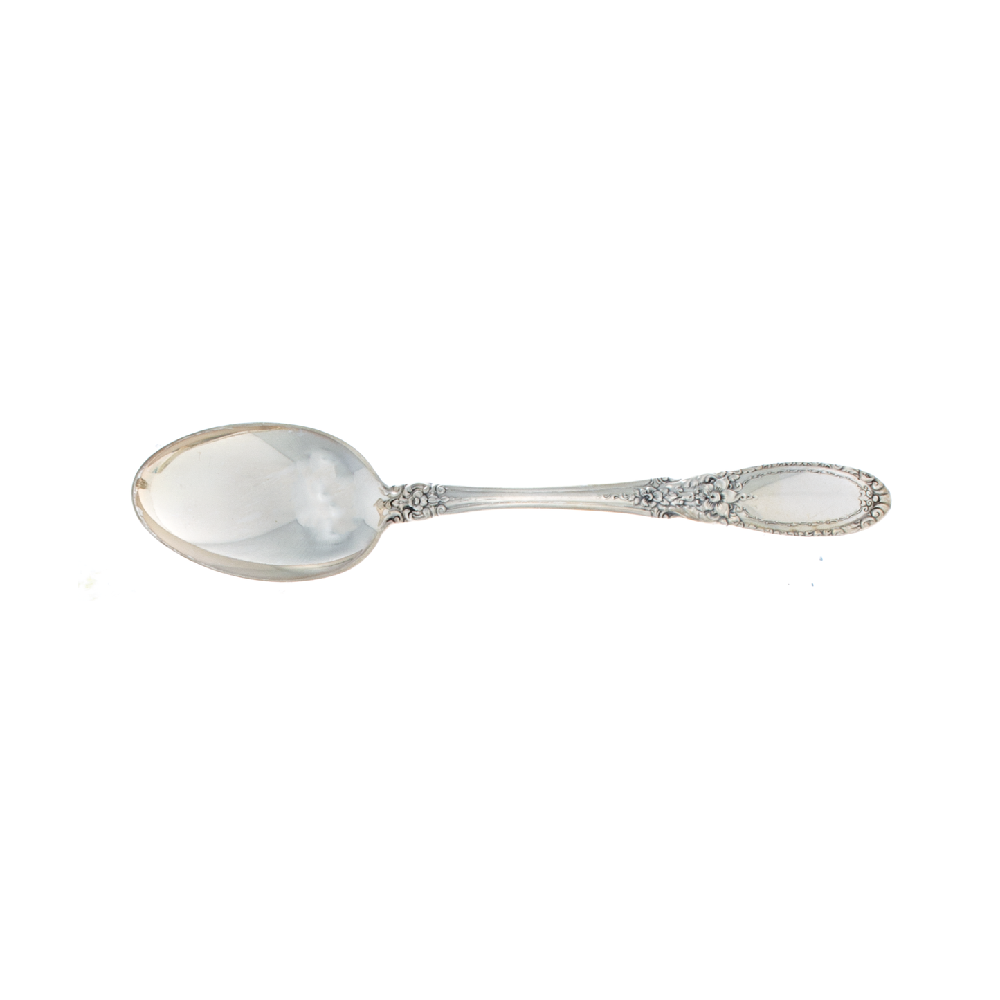 Old Mirror Sterling Silver Teaspoon