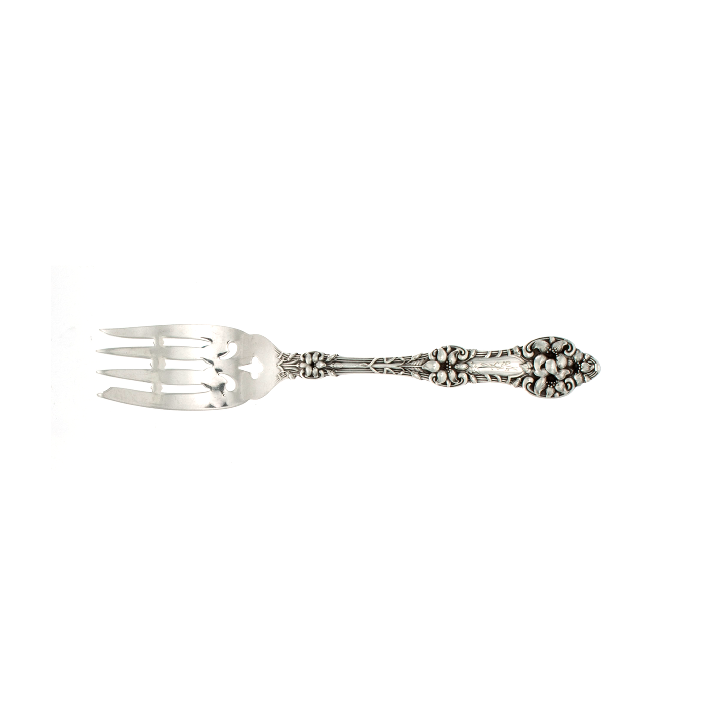 Old Orange Blossom Sterling Silver Salad Fork