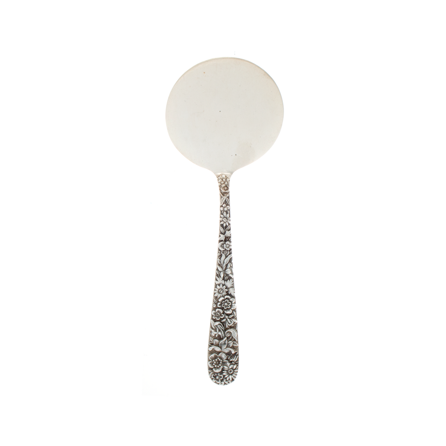 Repousse Sterling Silver Hot Cake Server