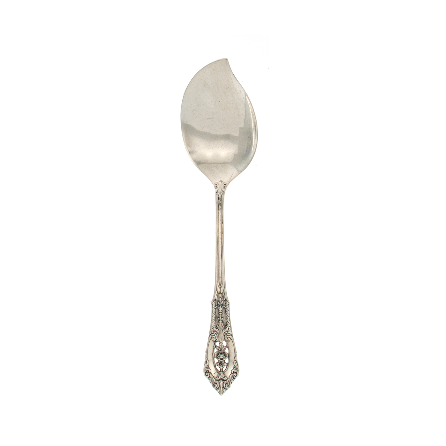 Rose Point Sterling Silver Jelly Server