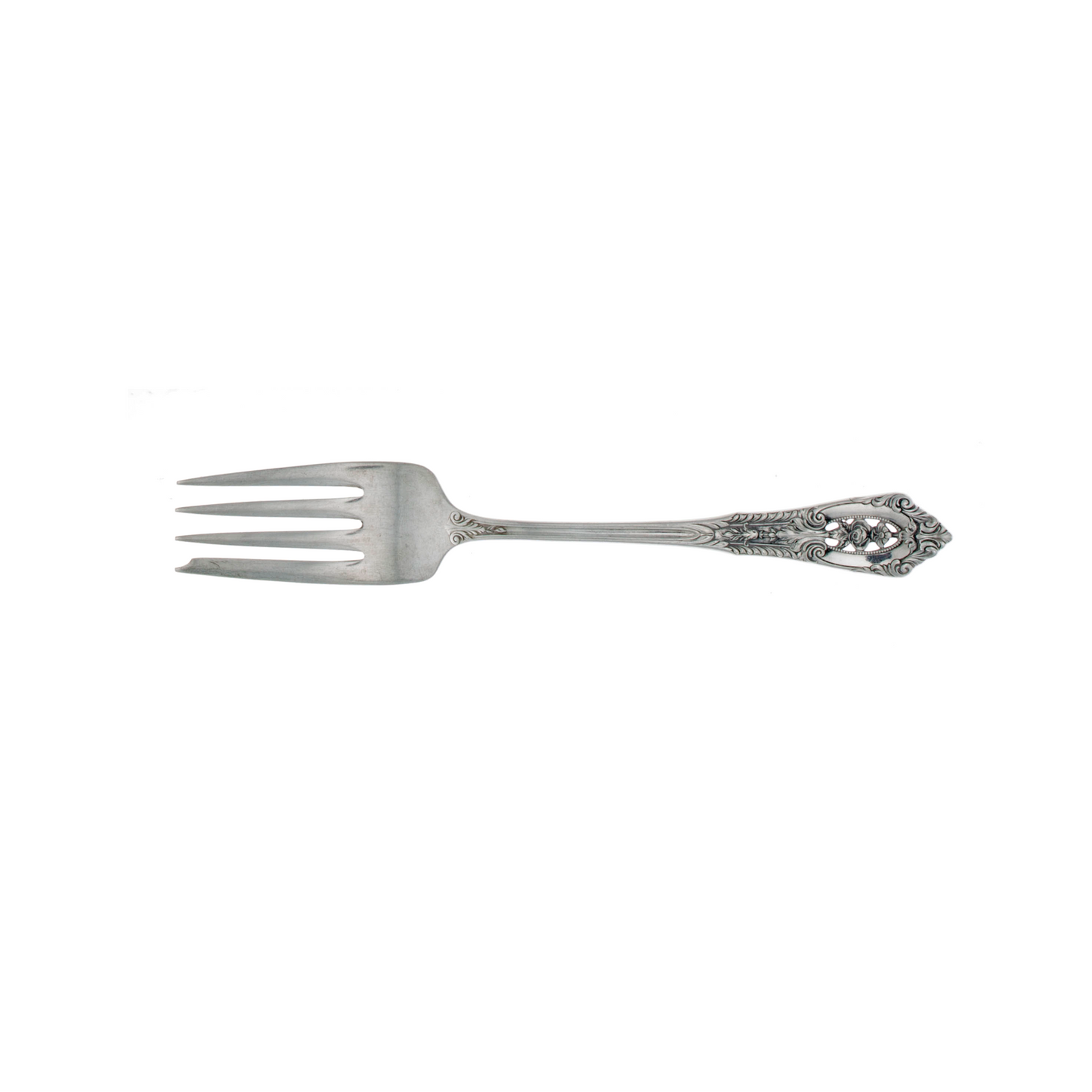 Rose Point Sterling Silver Salad Fork