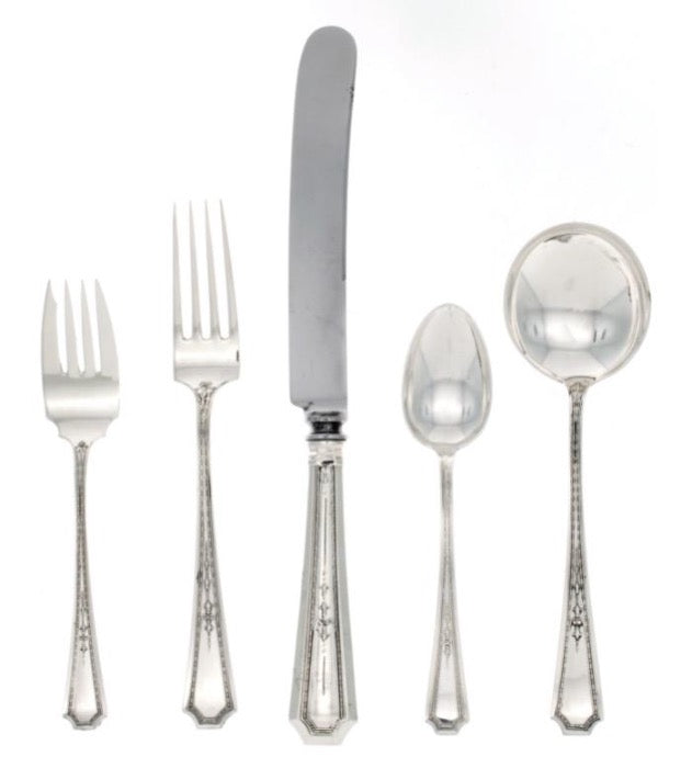 Colfax Sterling Dinner Size 5 Piece Place Setting