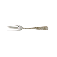 Repousse Sterling Silver Place Size Fork