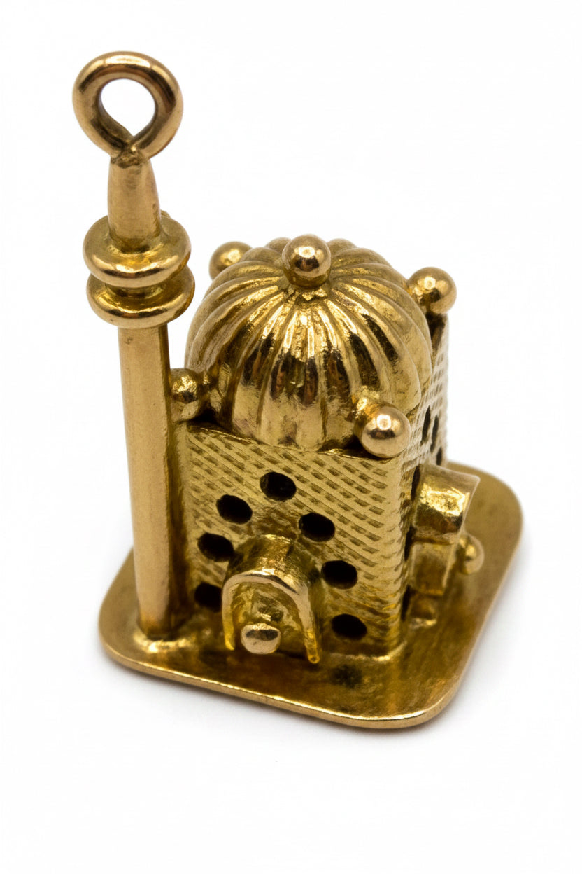 14Kt Gold Charm Temple