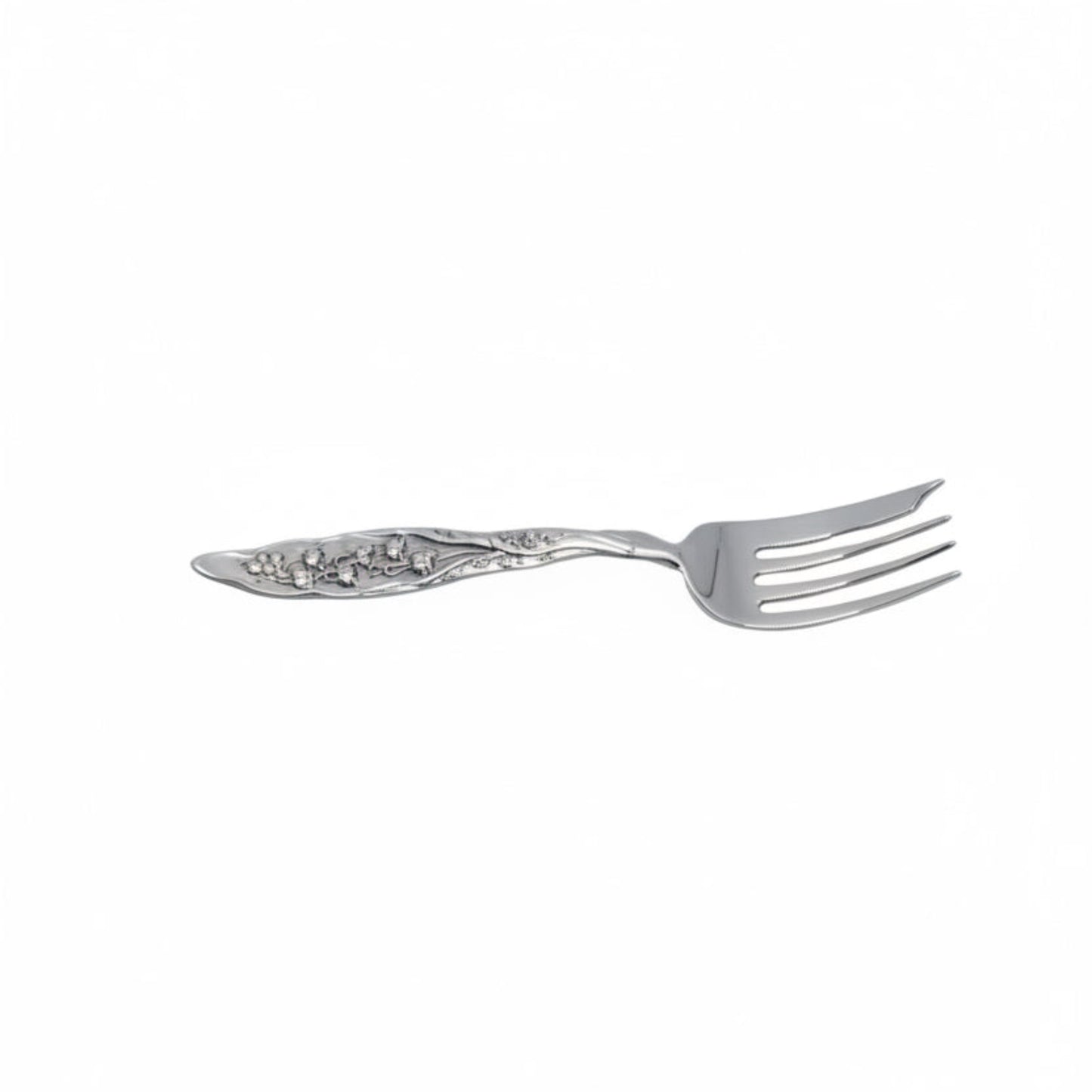 Lily Of The Valley Sterling Silver Salad Fork