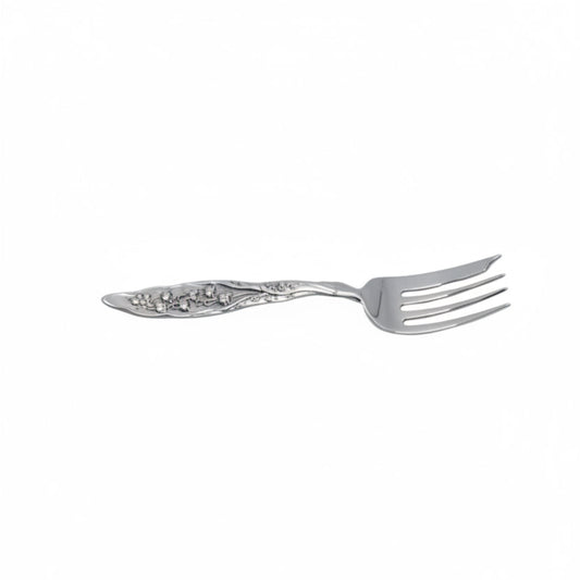 Lily Of The Valley Sterling Silver Salad Fork