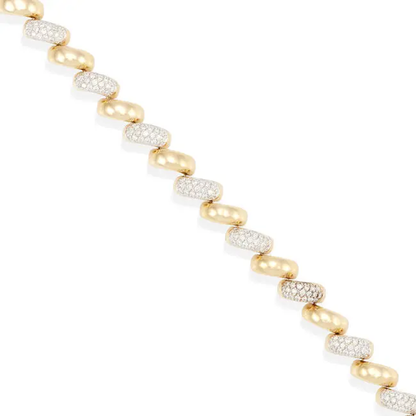 14kt Yellow Gold 2.50ct Diamond San Marco Bracelet