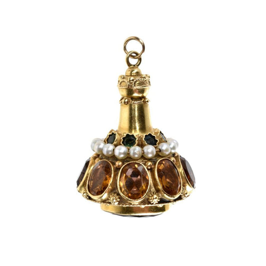 Etruscan 18k Gold Italian Large Charm