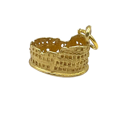 18k Roman Colosseum Charm