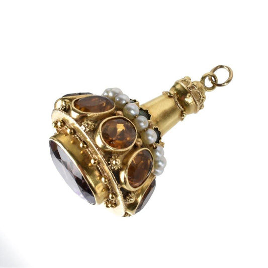 Etruscan 18k Gold Italian Large Charm