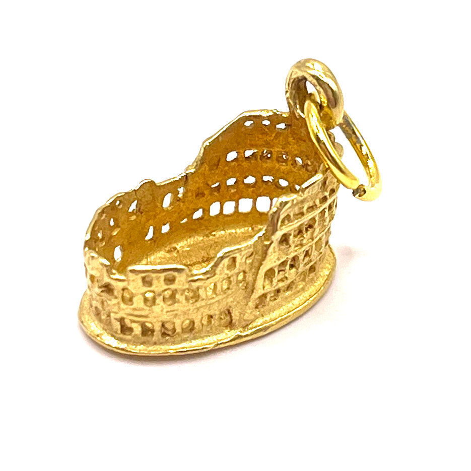 18k Roman Colosseum Charm