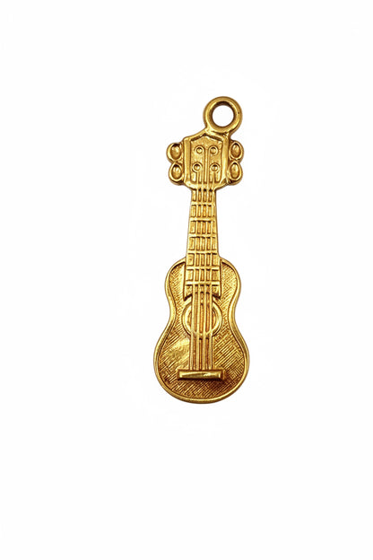 18 Kt Gold Guitar Charm