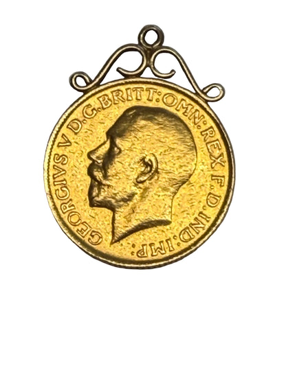 22kt Sovereign Coin Charm