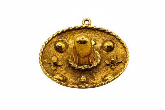 9ct Gold Sombrero Charm