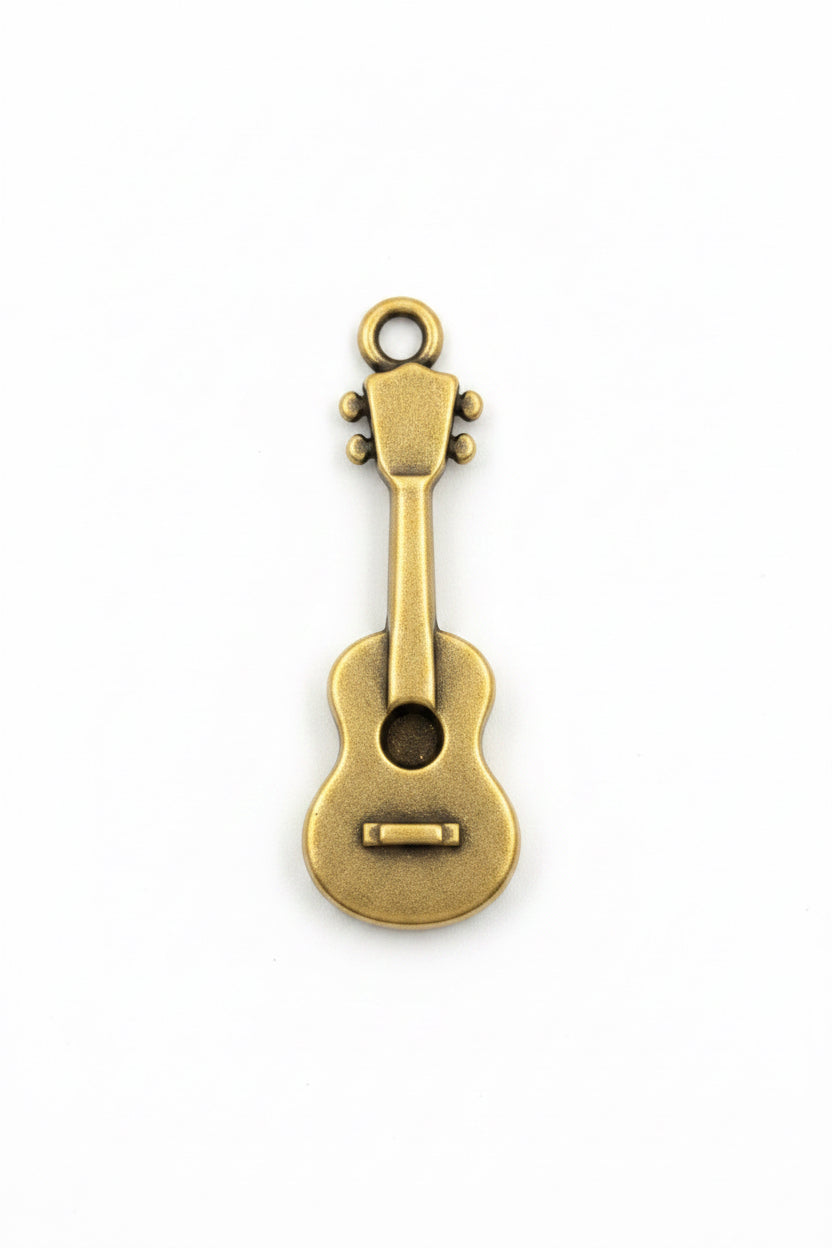 18 Kt Gold Guitar Charm