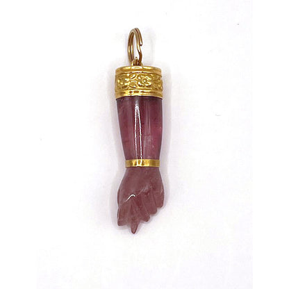 18kt. Gold Amethyst Figa Charm