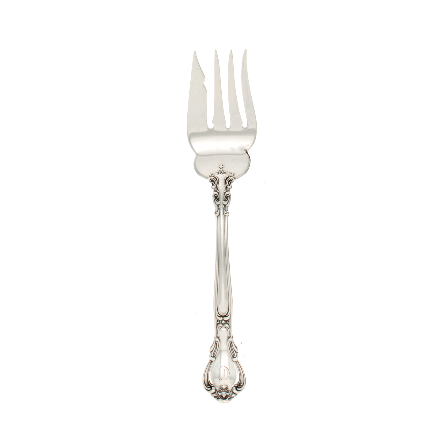 Chantilly Sterling Silver Cold Meat Fork Old Sty