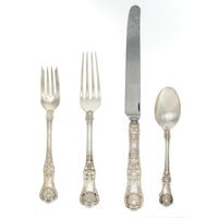 Tiffany Sterling Silver English King Dinner Size Setting