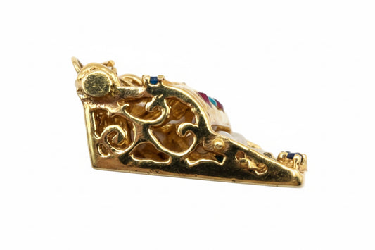 10 Kt Gold Typewriter charm