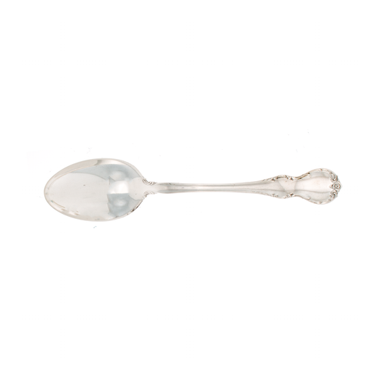 French Provincial Sterling Silver Oval Soup Spoon